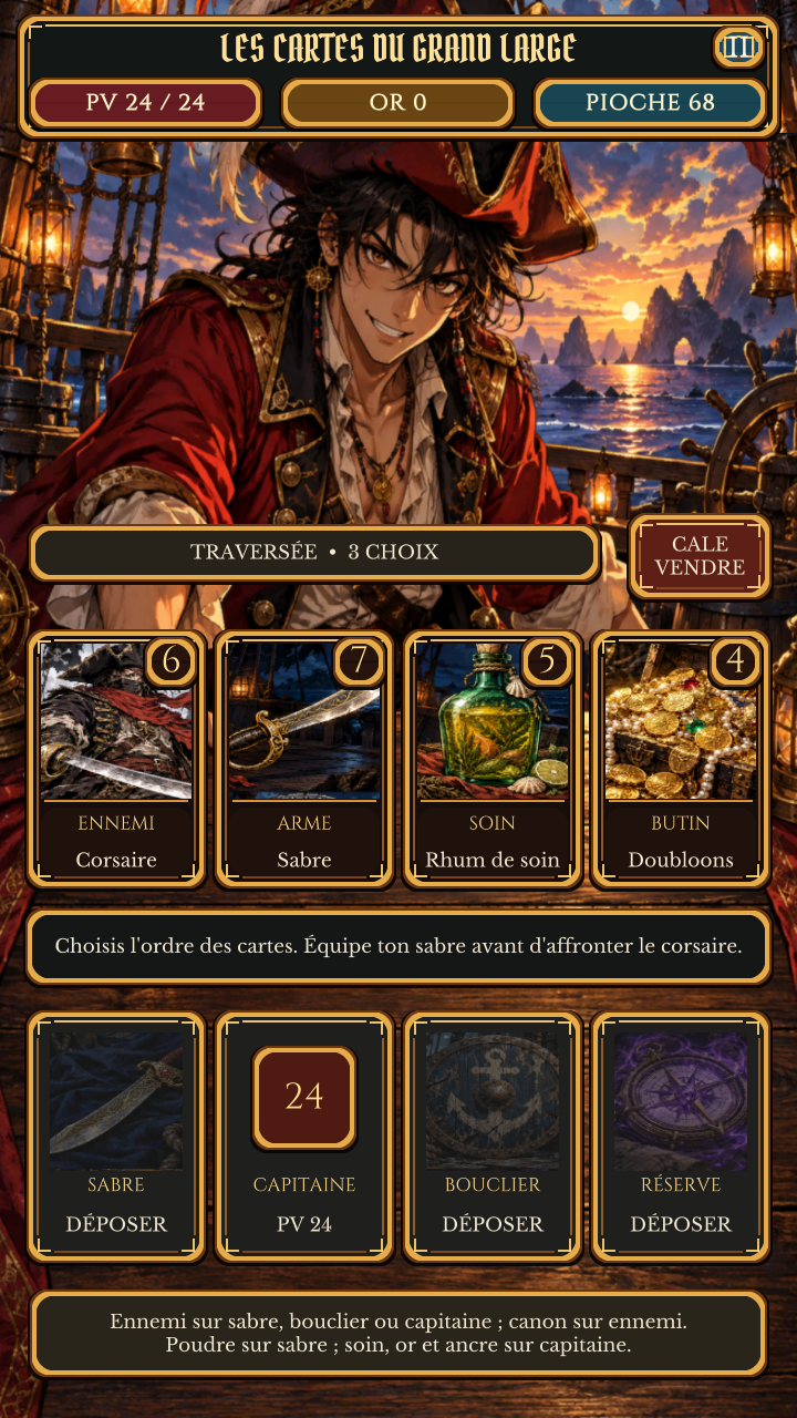 Cartes et interface de jeu en français